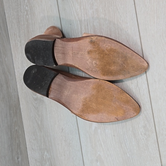 Free People Women Cutout Side Ankle Leather Pointed toe boots shoes sz 37/6 - Picture 9 of 11